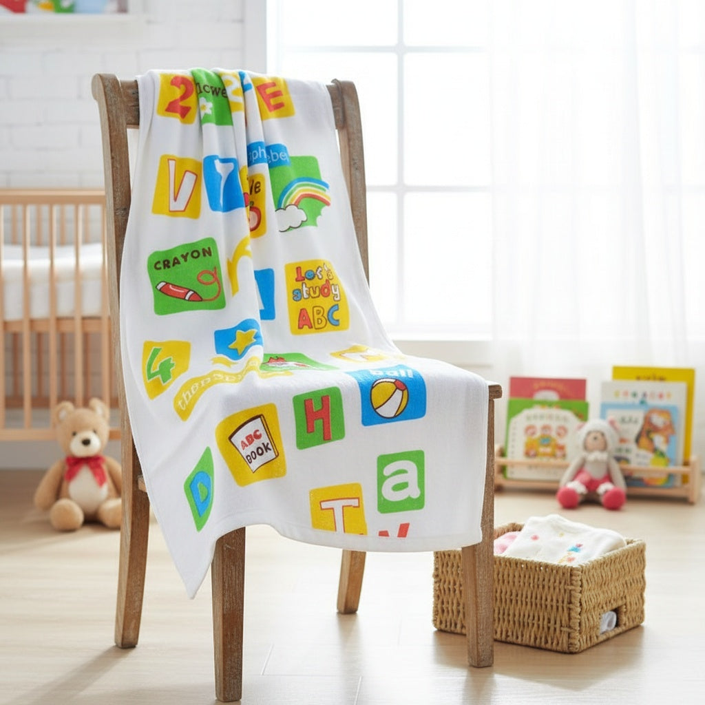 Cartoon Muslin Swaddle Wrap