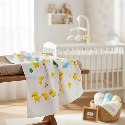 Cartoon Muslin Swaddle Wrap