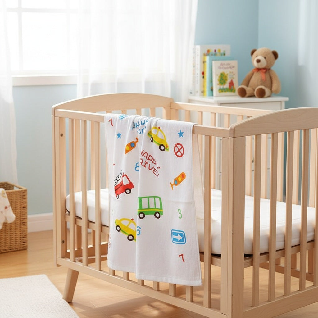 Cartoon Muslin Swaddle Wrap