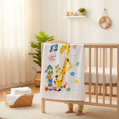 Cartoon Muslin Swaddle Wrap